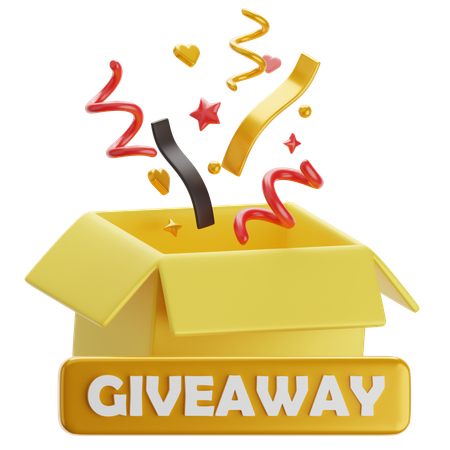 Giveaway Box  3D Icon