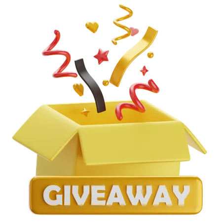 Giveaway Box  3D Icon