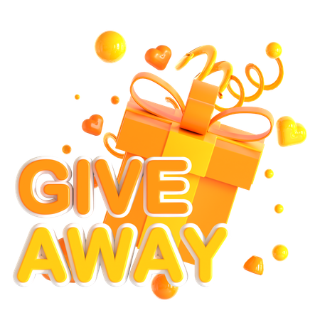 Giveaway Box  3D Icon