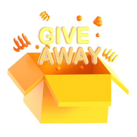 Giveaway Box  3D Icon