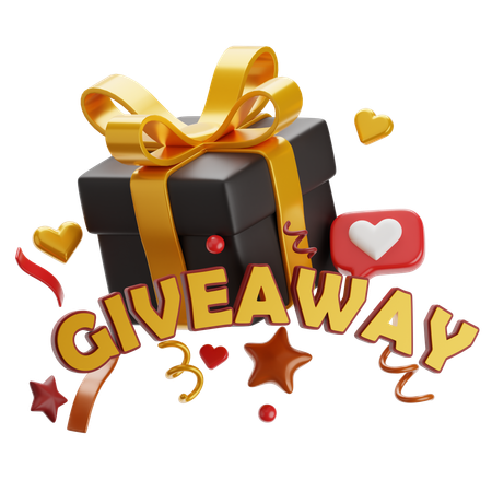 Giveaway Gift  3D Icon