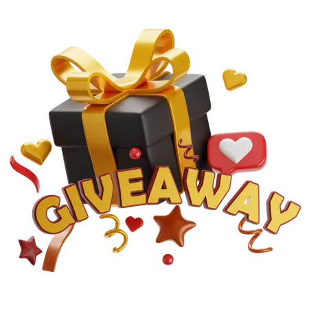 Giveaway Gift  3D Icon