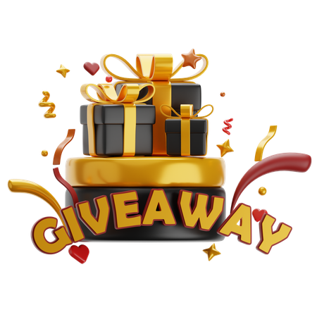 Giveaway Gift  3D Icon