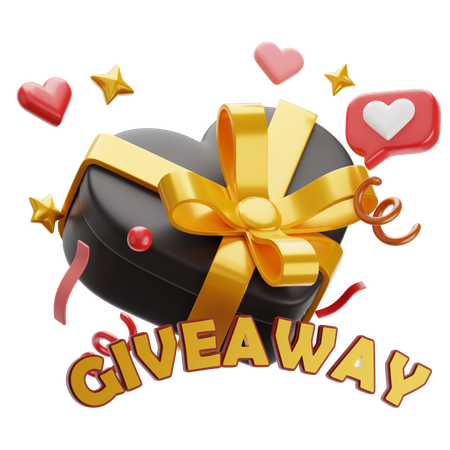 Giveaway Gift  3D Icon