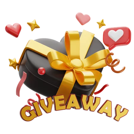 Giveaway Gift  3D Icon