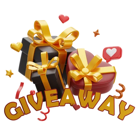 Giveaway Gift  3D Icon