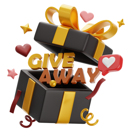 Giveaway Gift  3D Icon