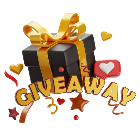 Giveaway Gift  3D Icon