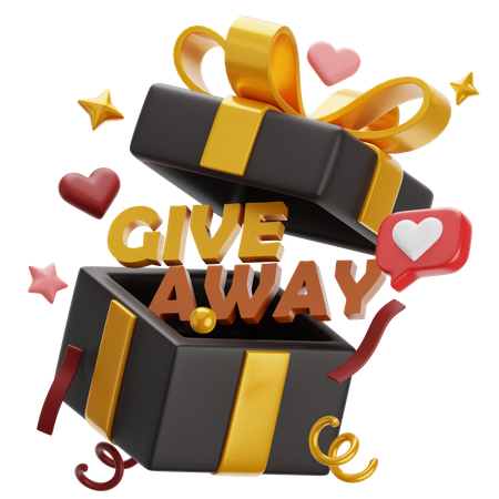 Giveaway Gift  3D Icon
