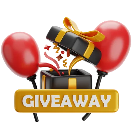 Giveaway Present  3D Icon