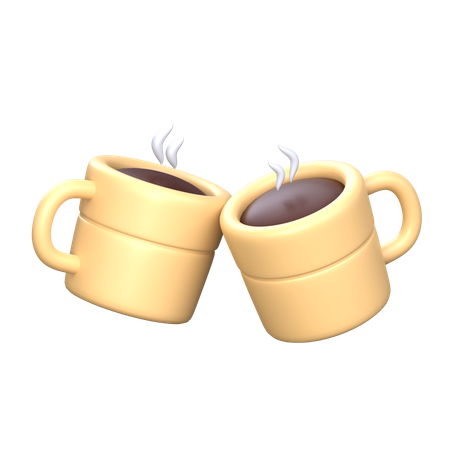 Giving Coffee  3D Icon