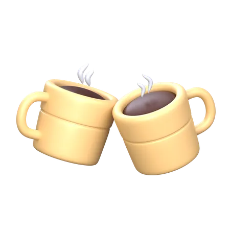 Giving Coffee  3D Icon