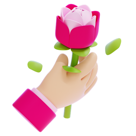 Giving Flower  3D Icon
