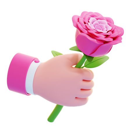 Giving Flower  3D Icon