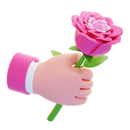 Giving Flower  3D Icon