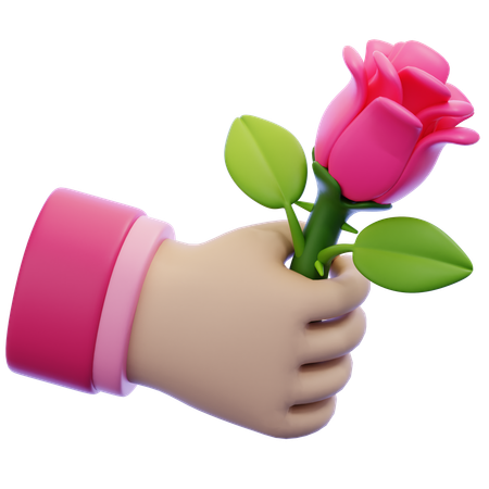 Giving Flower  3D Icon