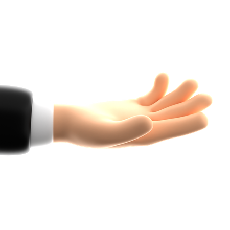 Giving Hand Gesture  3D Icon