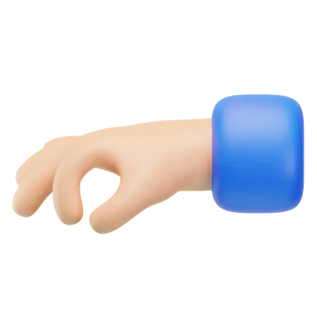 Giving Hand Gesture 3D Icon