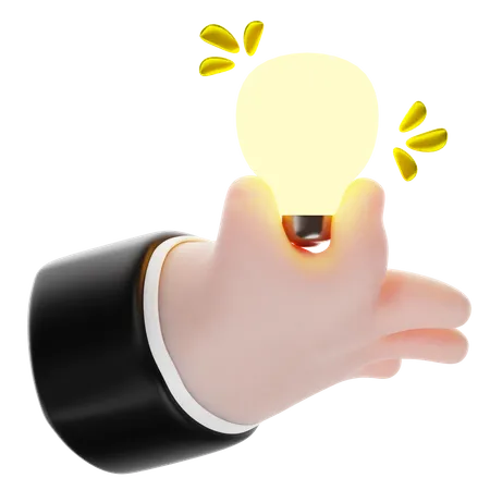 Giving Idea Hand Gesture  3D Icon