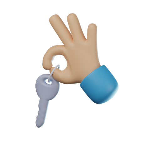 Giving Key  3D Icon