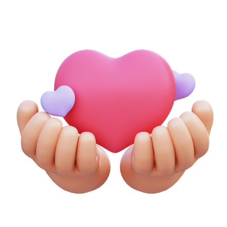 Giving Love  3D Icon