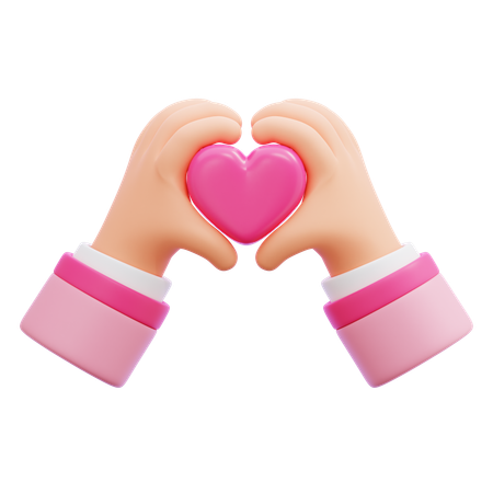 Giving Love  3D Icon