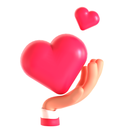 Giving Love  3D Icon