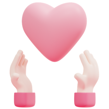 Giving Love  3D Icon