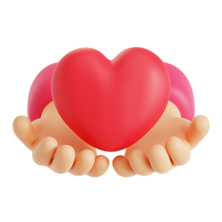 Giving Love  3D Icon