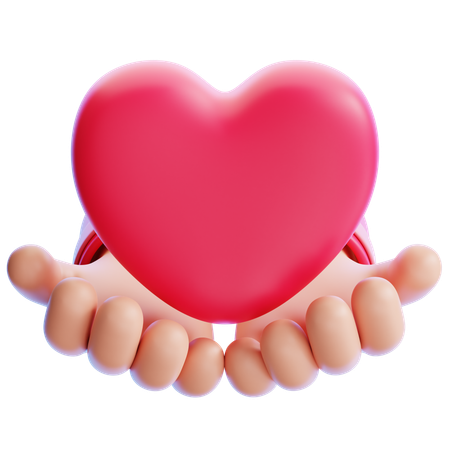 Giving Love  3D Icon
