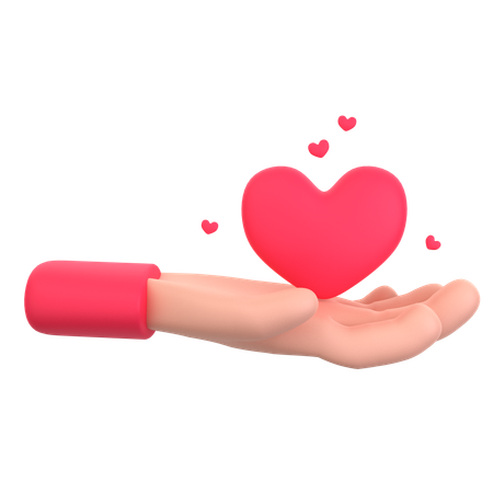 Giving Love  3D Icon