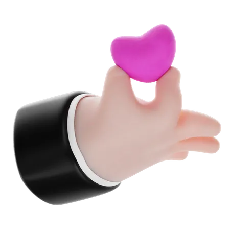 Giving Love Hand Gesture  3D Icon