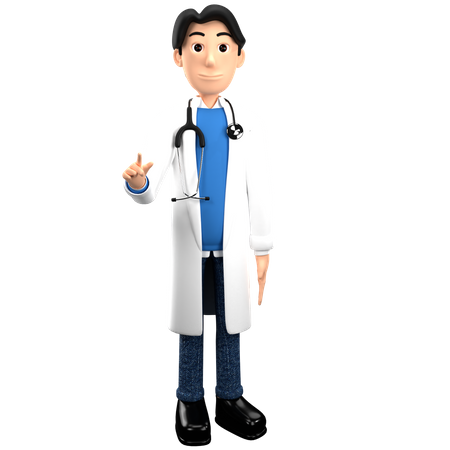 Giving Medical Advise  3D Icon