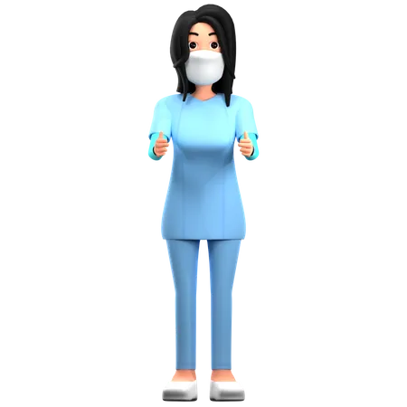 Giving Medical Advise  3D Illustration