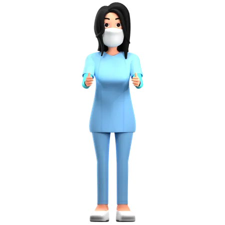 Giving Medical Advise 3D Illustration