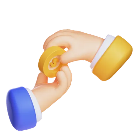 Giving Money  3D Icon