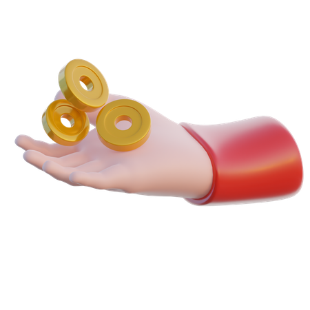 Giving Money  3D Icon