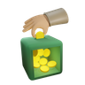 giving money emoji 3d