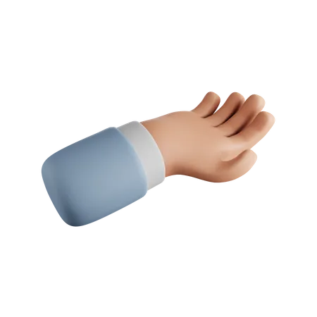 Giving Something Hand Gesture  3D Icon