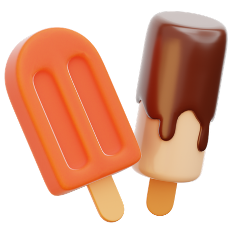 Glace à l'eau  3D Icon