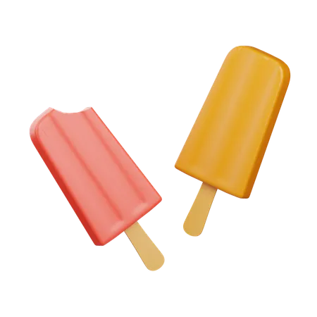 Glace à l'eau  3D Icon