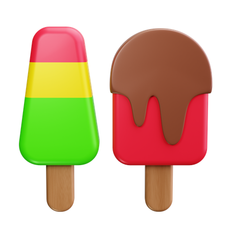 Glace à l'eau  3D Icon