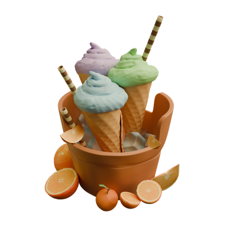 Glace  3D Icon