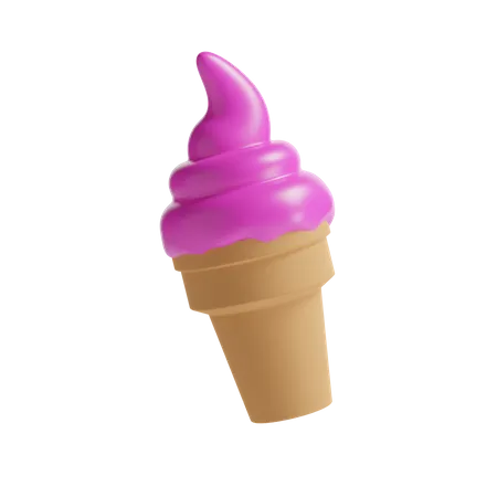 Glace  3D Illustration