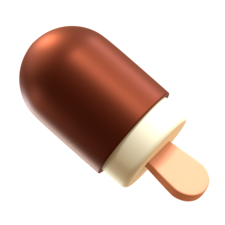 Glace choco vanille  3D Icon