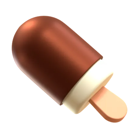 Glace choco vanille  3D Icon