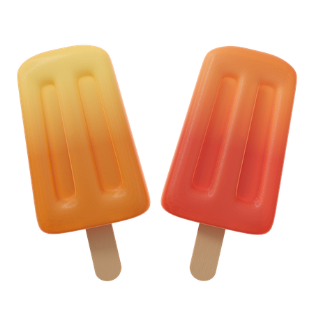 Glace à l'eau  3D Icon