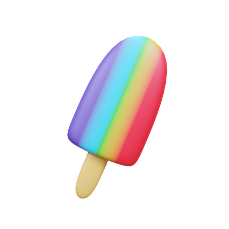 Glace à l'eau  3D Icon