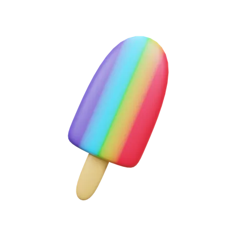 Glace à l'eau  3D Icon