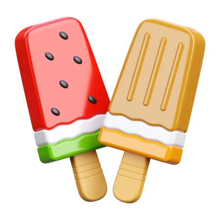 Glace à l'eau  3D Icon